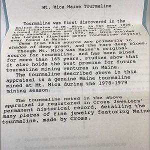 Extra Pics & Info Maine Tourmaline 18K Gold Ring